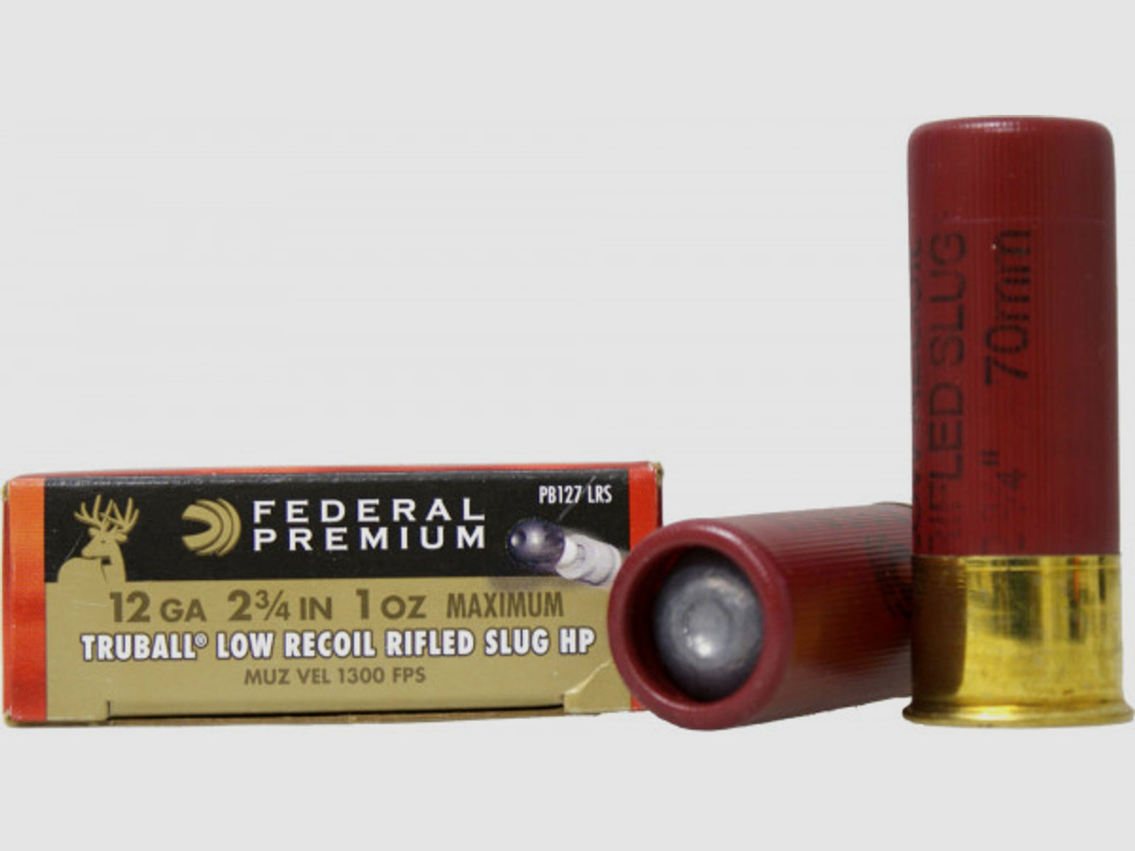 Federal Premium 12/70 28,00g - 432grs Vital-Shok TruBall Rifled Slug Flintenlaufgeschosse #PB127LRS