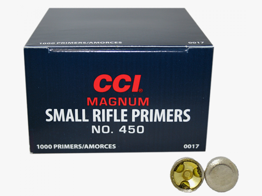 CCI 450 Magnum Small Rifle Zündhütchen