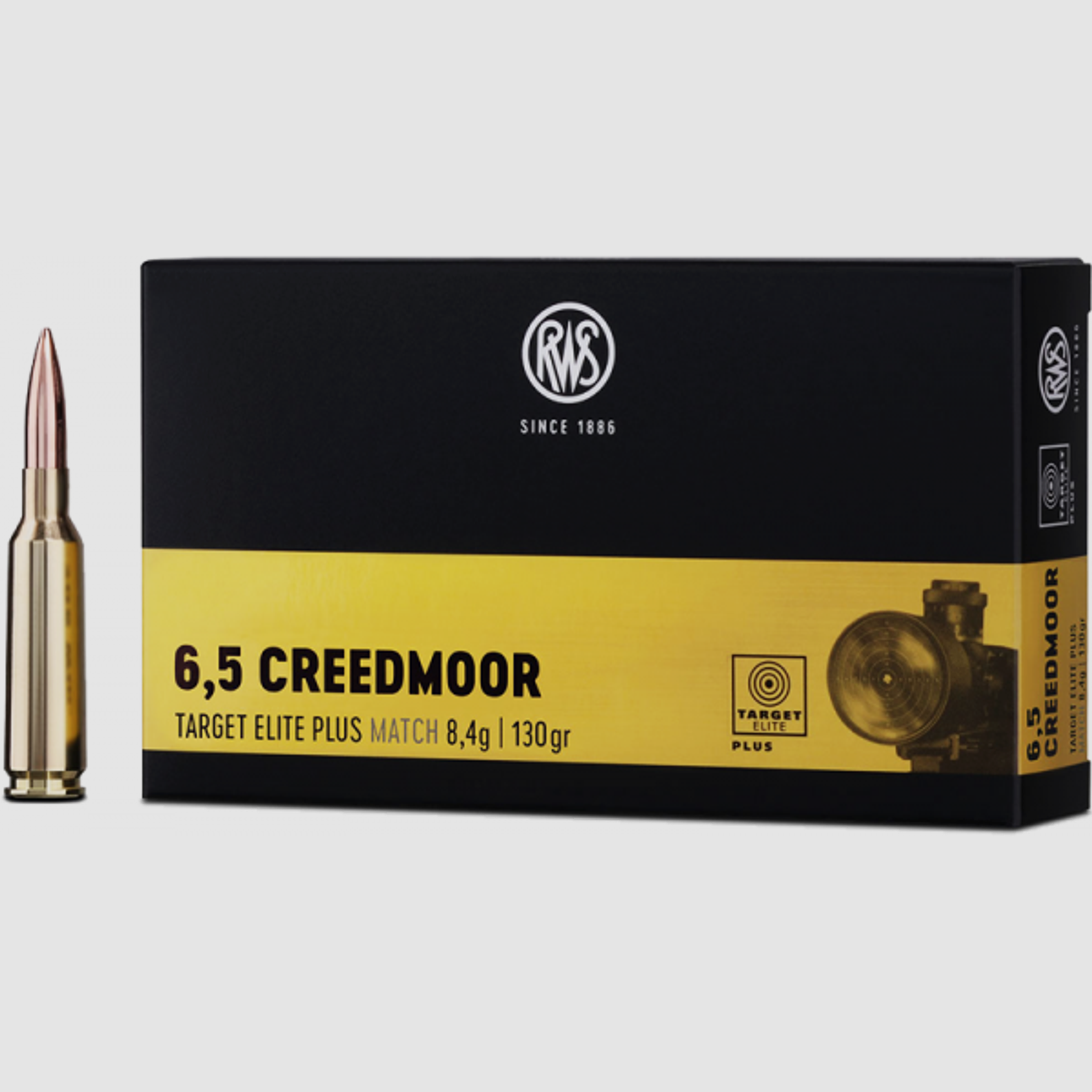 RWS Target Elite Plus 6,5mm Creedmoor TEP 130 grs Büchsenpatronen