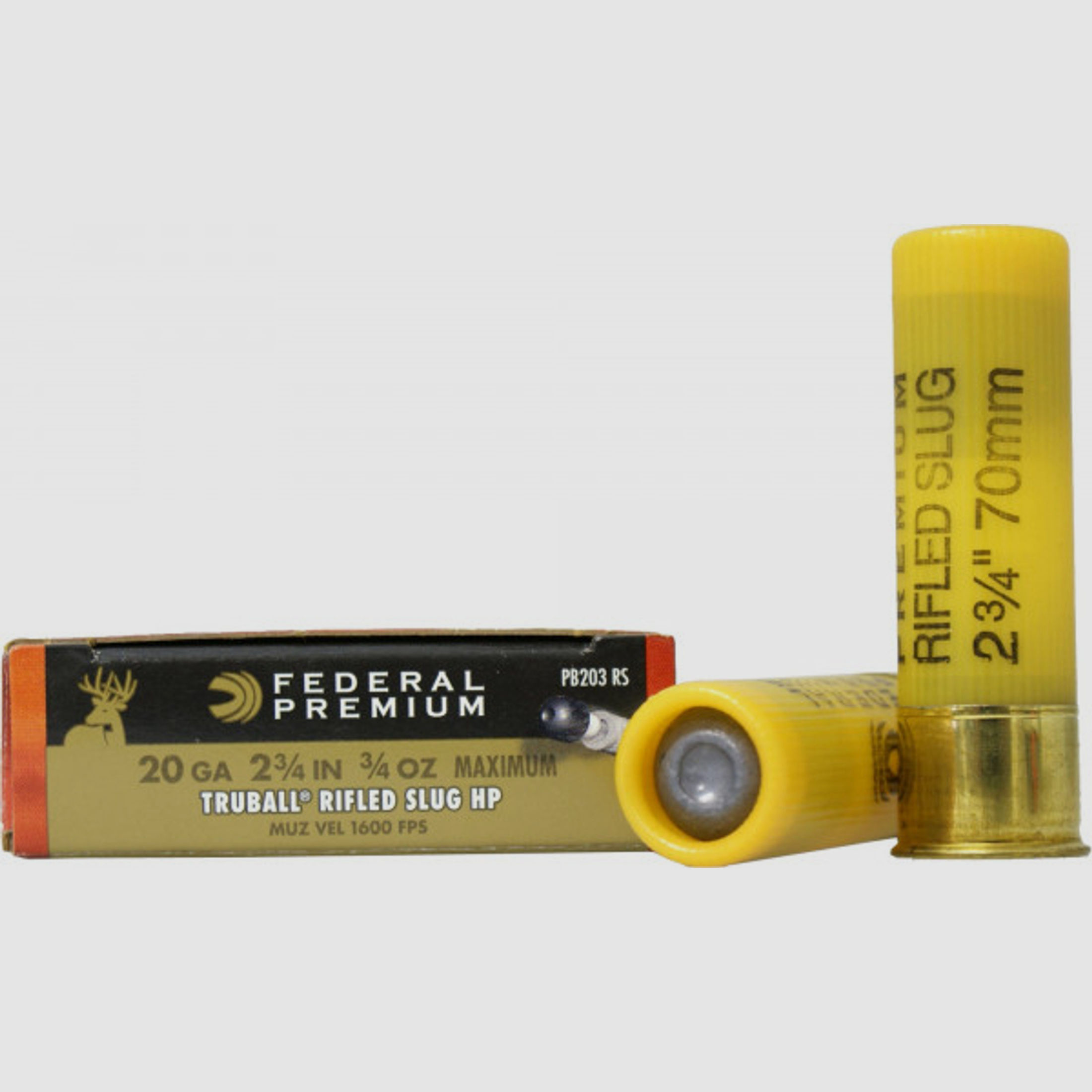 Federal Premium 20/70 21,00g - 324grs Vital-Shok TruBall Rifled Slug Flintenlaufgeschosse