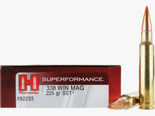 Hornady Superformance .338 Win Mag SST 225 grs Büchsenpatronen