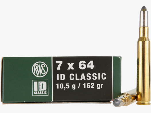 RWS ID Classic 7x64 IDC 162 grs Büchsenpatronen