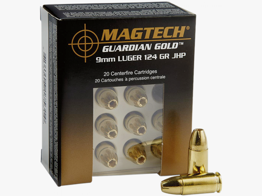 Magtech First Defense Guardian Gold 9mm Luger (9x19) 124 grs Pistolenpatronen
