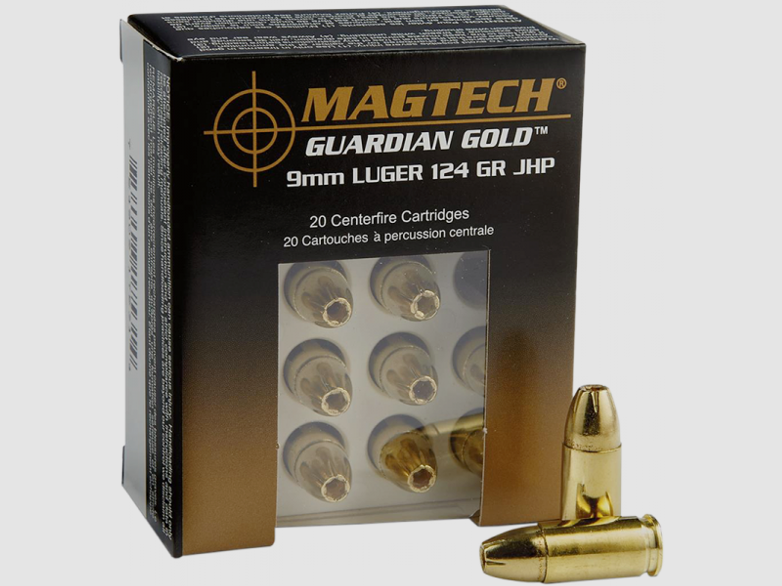Magtech First Defense Guardian Gold 9mm Luger (9x19) 124 grs Pistolenpatronen