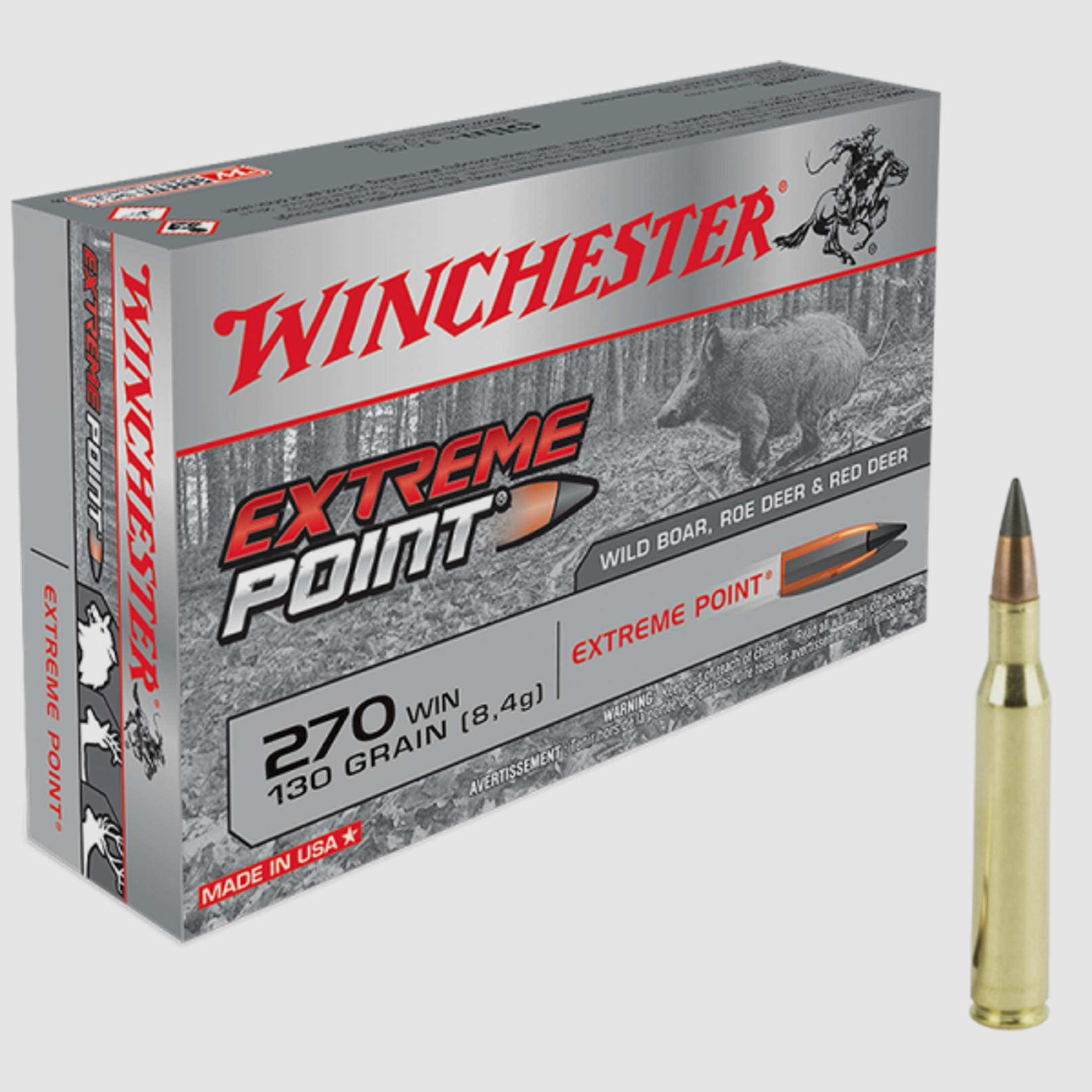 Winchester Extreme Point .270 Win 130 grs Büchsenpatronen