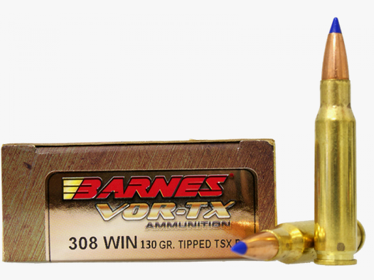 Barnes VOR-TX Euro .308 Win TTSX 130 grs Büchsenpatronen