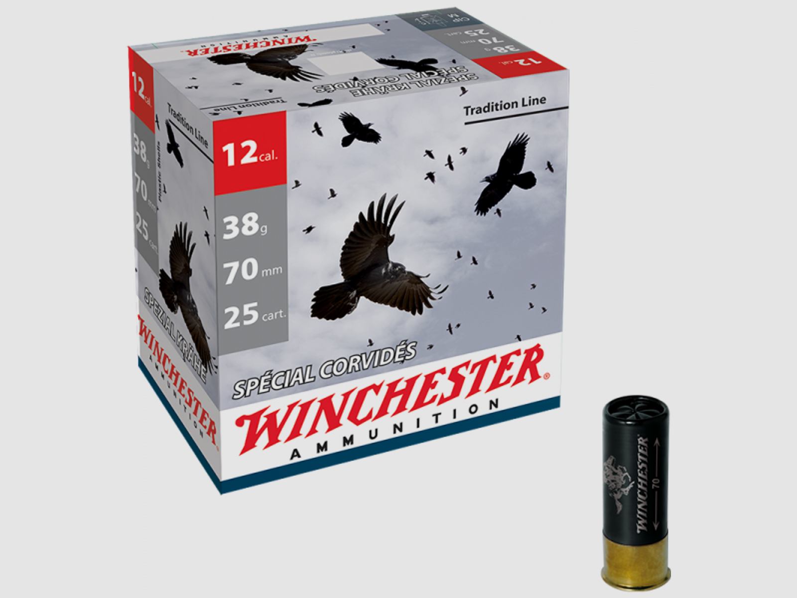 Winchester Special Corvides 12/70 38 gr Schrotpatronen