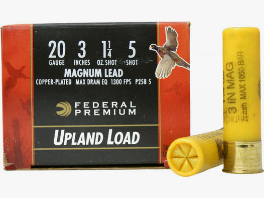 Federal Premium Schrotpatronen 20/76 35,00g - 540grs Wing-Shok Magnum 3,05mm