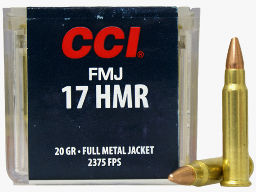 CCI FMJ .17 HMR FMJ 20 grs Kleinkaliberpatronen