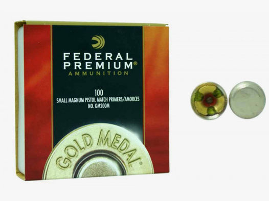 Federal Premium Boxer Small Pistol Magnum Zündhütchen #GM200M