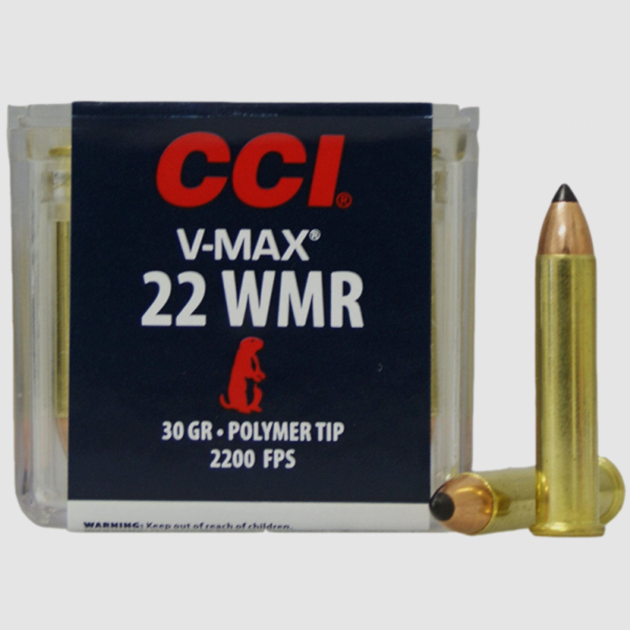 CCI V-Max .22 Win Mag Hornady V-Max 30 grs Kleinkaliberpatronen