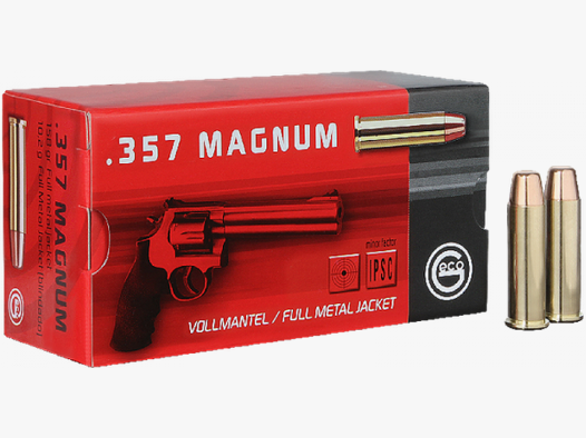 Geco Standard .357 Mag FMJ Flat 158 grs Revolverpatronen