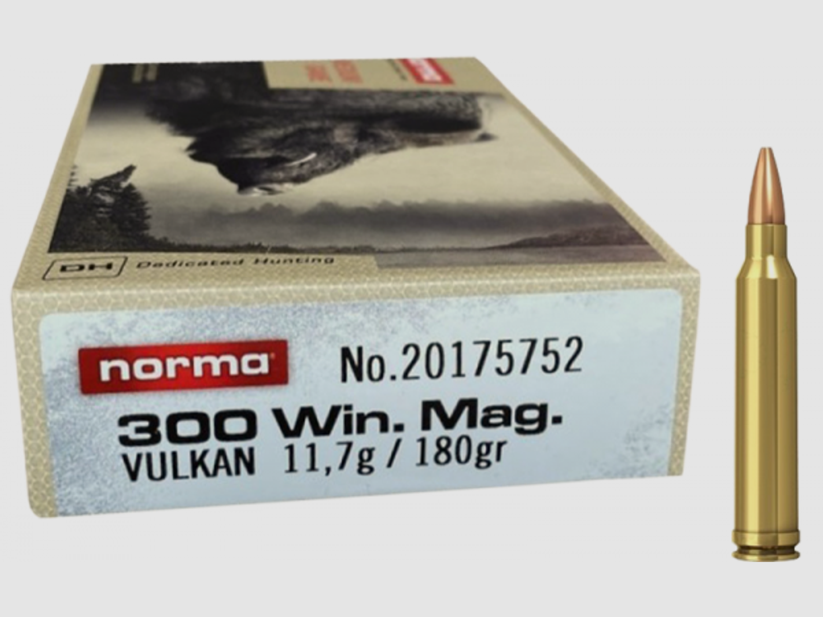 Norma Vulkan .300 Win Mag 180 grs Büchsenpatronen