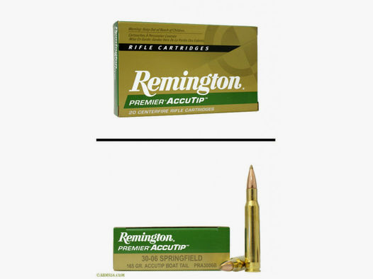 Remington .30-06 Springfield 10,69g - 165grs Remington AccuTip Büchsenmunition #29210
