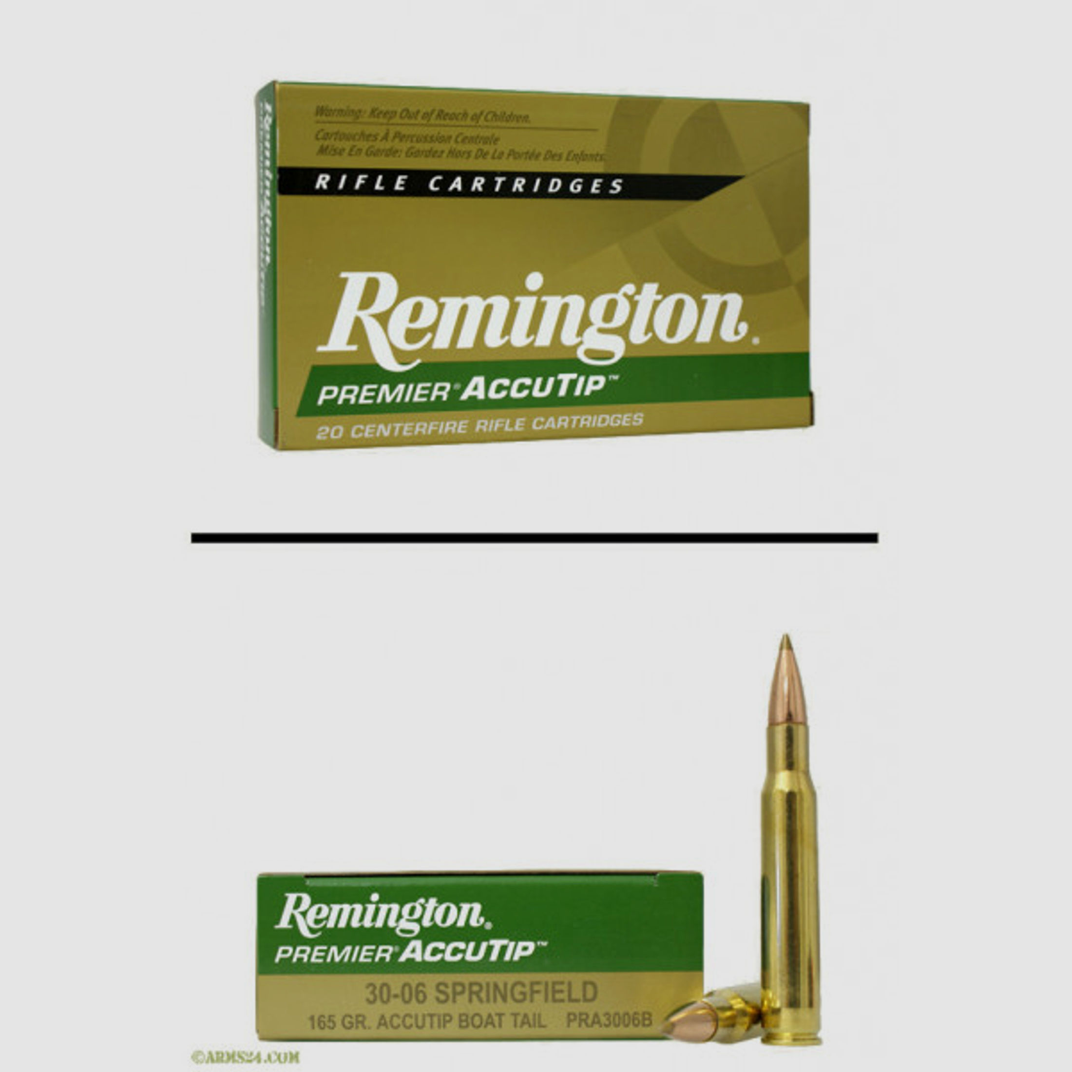 Remington .30-06 Springfield 10,69g - 165grs Remington AccuTip Büchsenmunition #29210