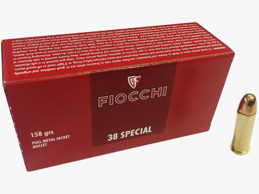 Fiocchi Classic .38 Special FMJ 158 grs Revolverpatronen