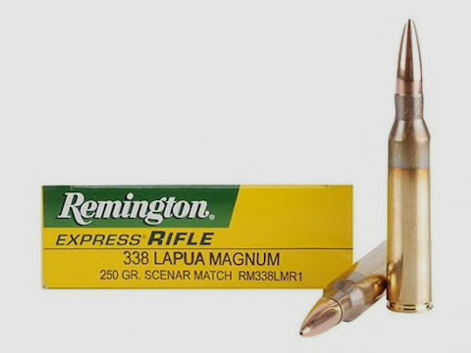 Remington .338 Lapua Mag 16,20g - 250grs Lapua Scenar Büchsenmunition #27944