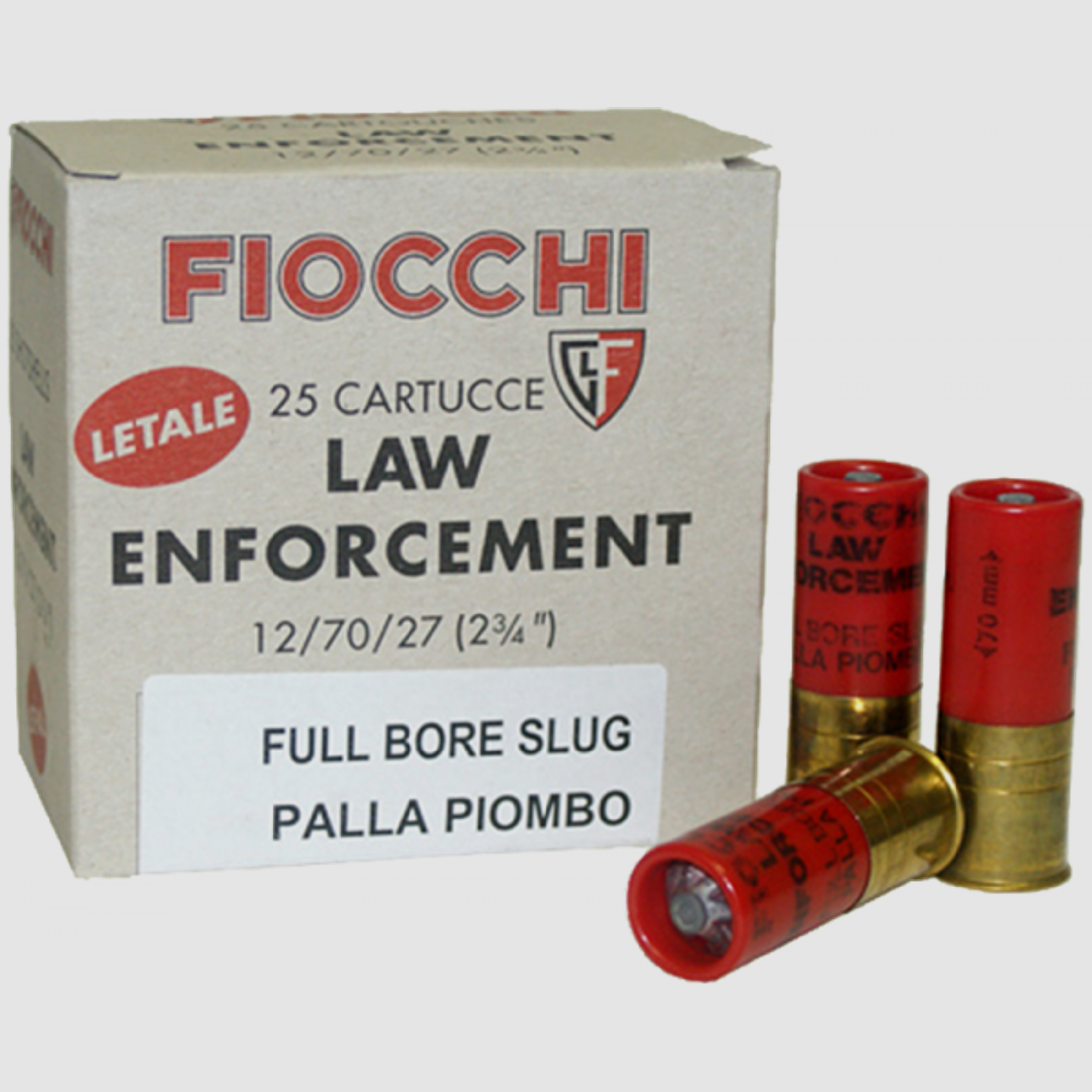 Fiocchi Lethal Line 12/70 Full Bore Slug 32 grs Flintenlaufgeschoss
