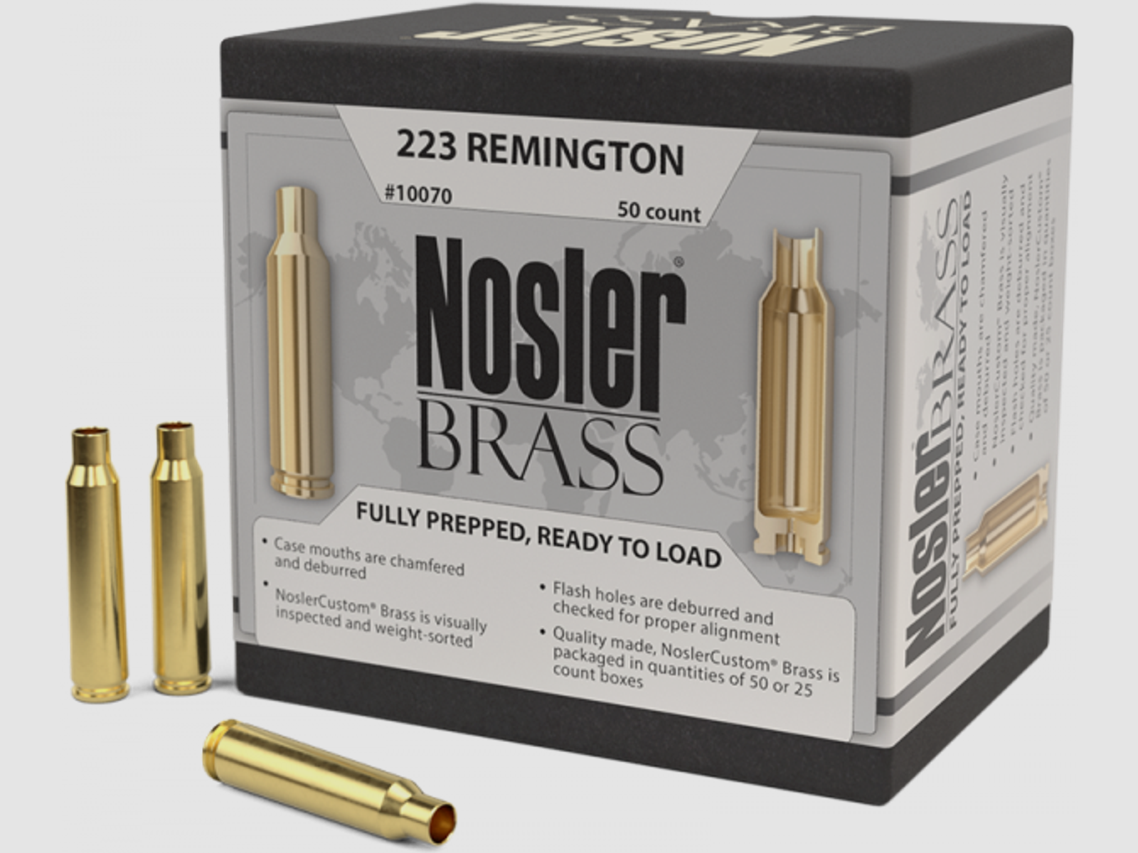 Nosler Premium Brass .223 Rem Langwaffen Hülsen