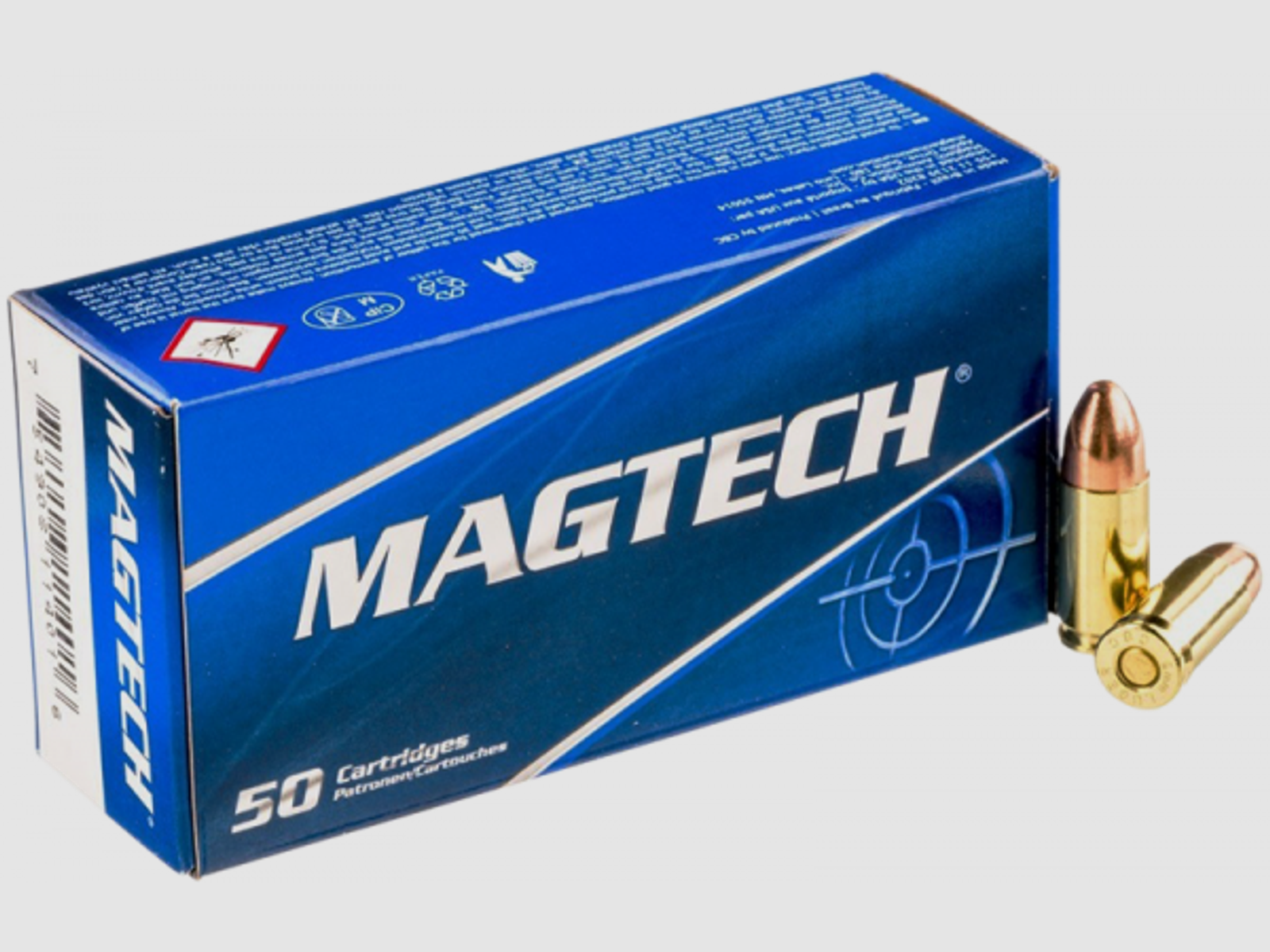 Magtech Standard 9mm Luger (9x19) FMJ 115 grs Pistolenpatronen