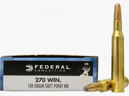 Federal Premium .270 Win 9,72g - 150grs SP Büchsenmunition