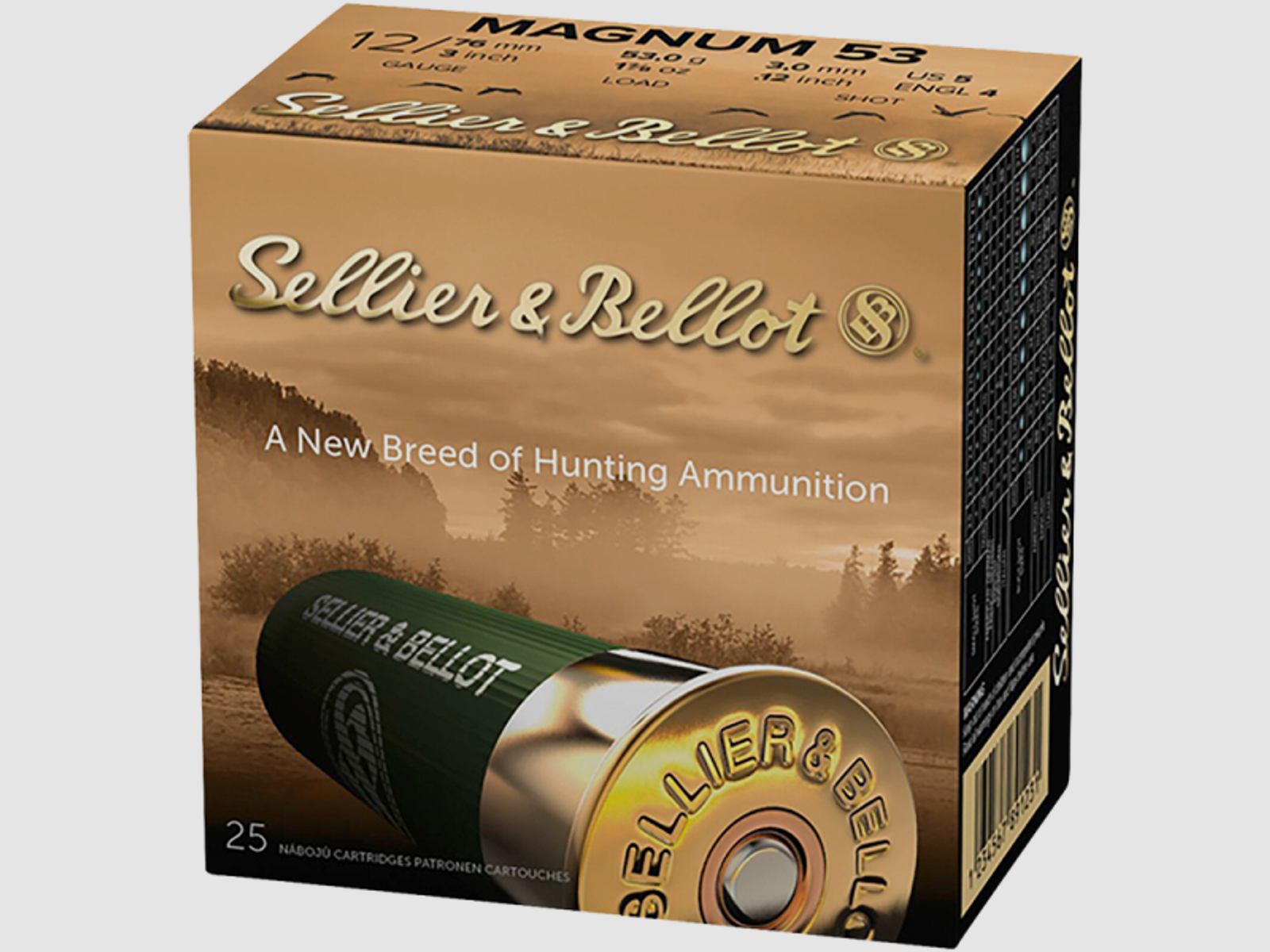 Sellier & Bellot Magnum 53 12/76 53 gr Schrotpatronen