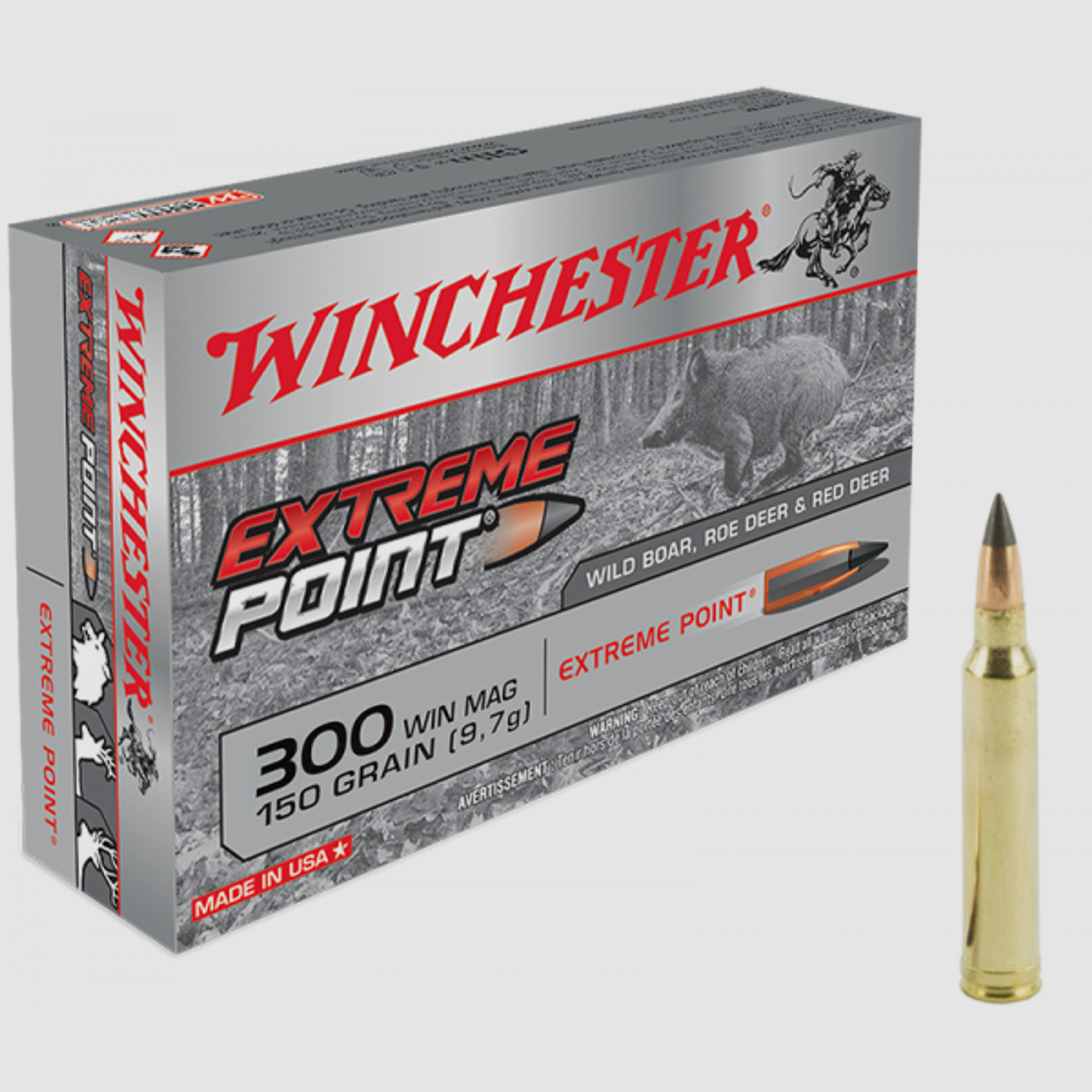 Winchester Extreme Point .300 Win Mag 150 grs Büchsenpatronen