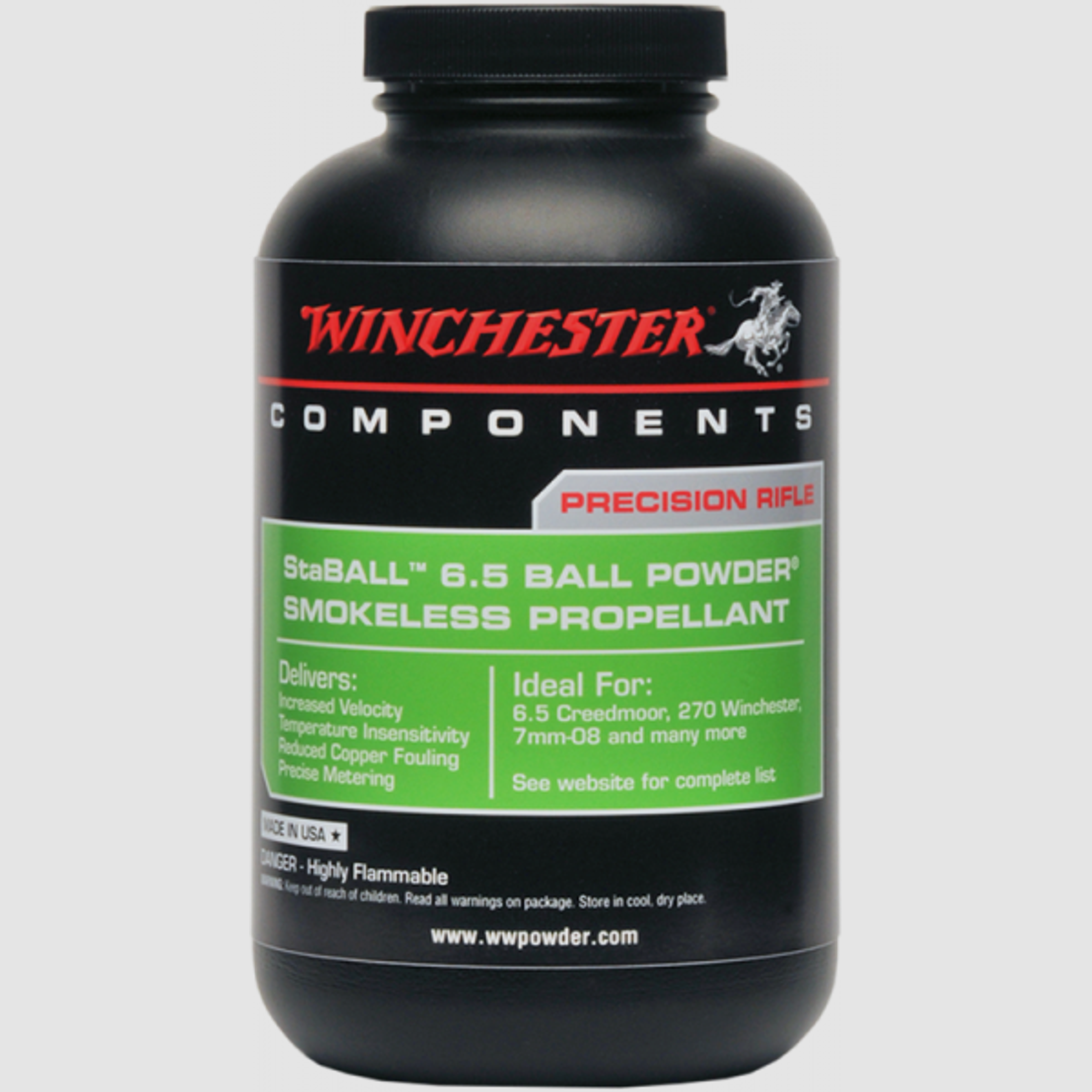 Winchester StaBALL 6.5 NC Pulver