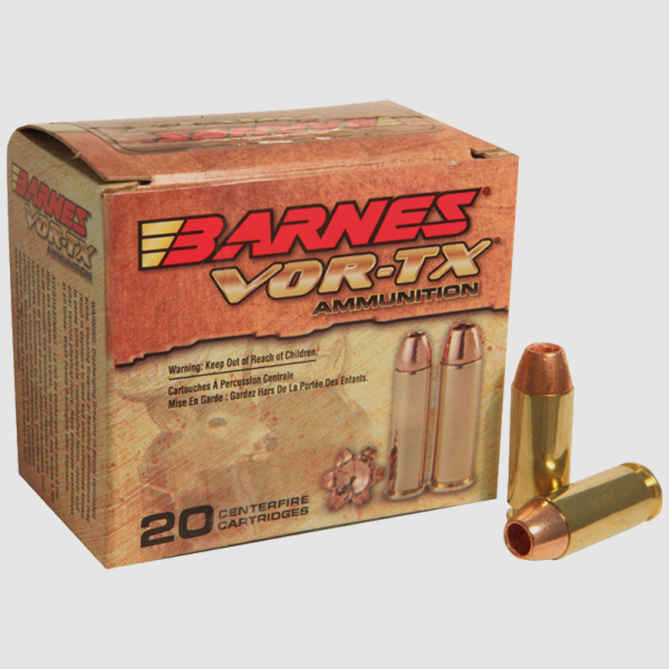 Barnes VOR-TX 10mm Auto TAC-XP 155 grs Pistolenpatronen