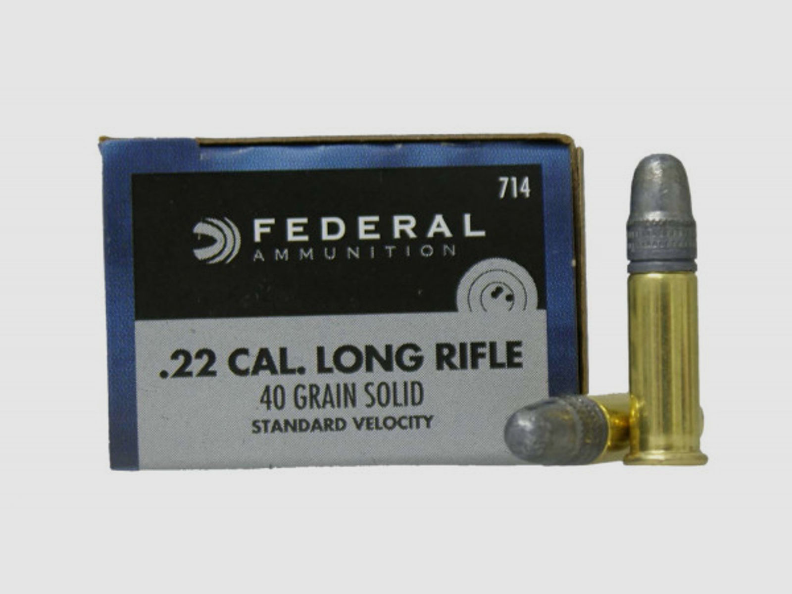 Federal Premium .22 l.r. 2,59g - 40grs Solid Kleinkalibermunition #714I