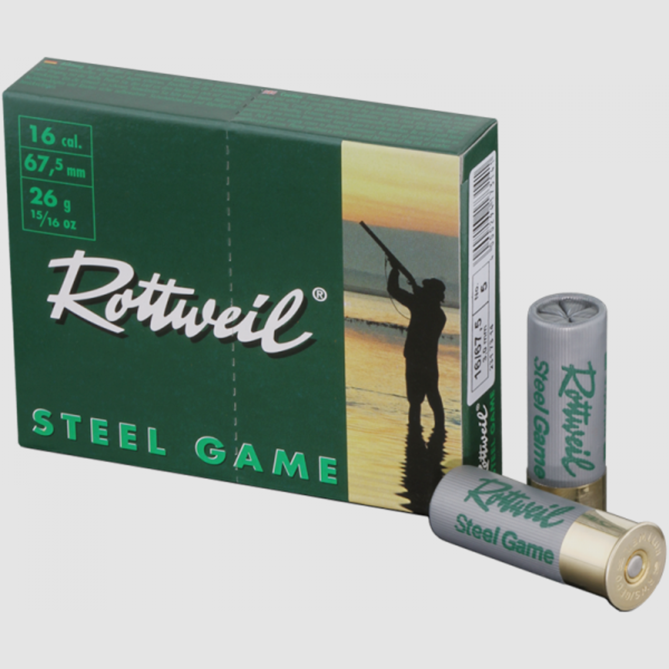 Rottweil Steel Game 16/67,5 26 gr Schrotpatronen