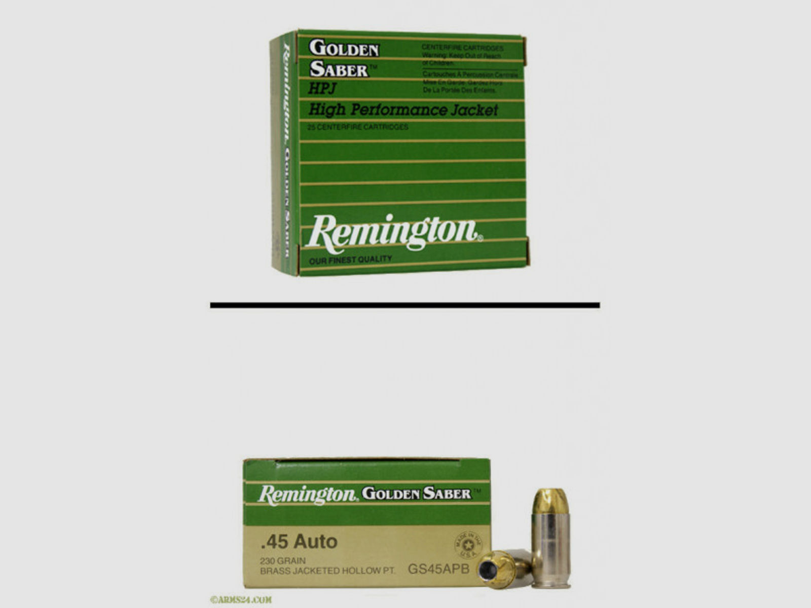 Remington .45 ACP 14,90g - 230grs Golden Saber HPJ Pistolenmunition #29453