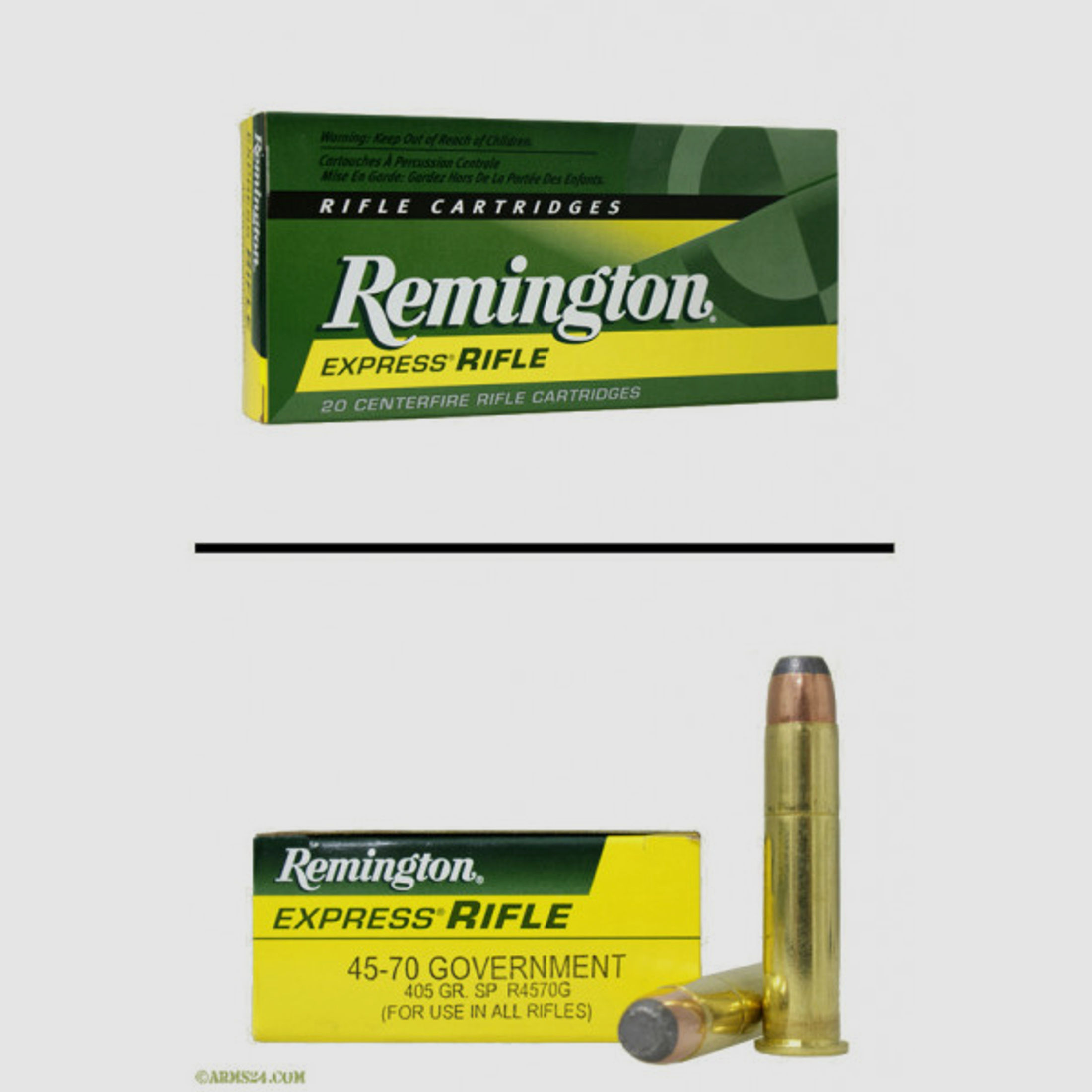 Remington .45-70 Government 26,24g - 405grs SP Büchsenmunition #29473