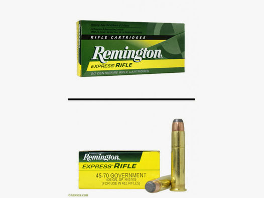 Remington .45-70 Government 26,24g - 405grs SP Büchsenmunition #29473