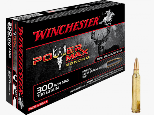 Winchester Power Max .300 Win Mag 180 grs Büchsenpatronen