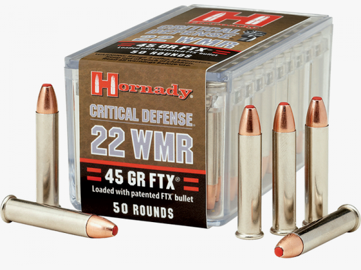 Hornady Critical Defense .22 Win Mag FTX 45 grs Kleinkaliberpatronen