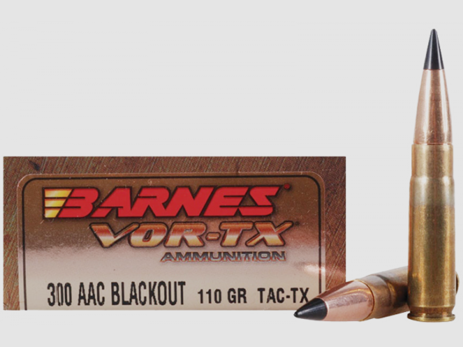 Barnes VOR-TX .300 AAC Blackout TAC-TX 110 grs Büchsenpatronen