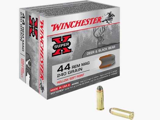 Winchester Super X .44 Rem Mag Winchester Hollow SoftPoint 240 grs Revolverpatronen