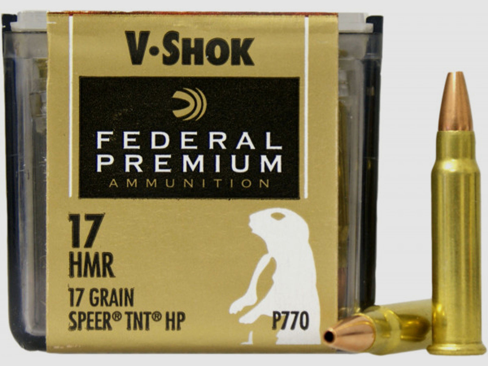 Federal Premium .17 HMR 1,10g - 17grs / Speer TNT JHP / Kleinkalibermunition #P770
