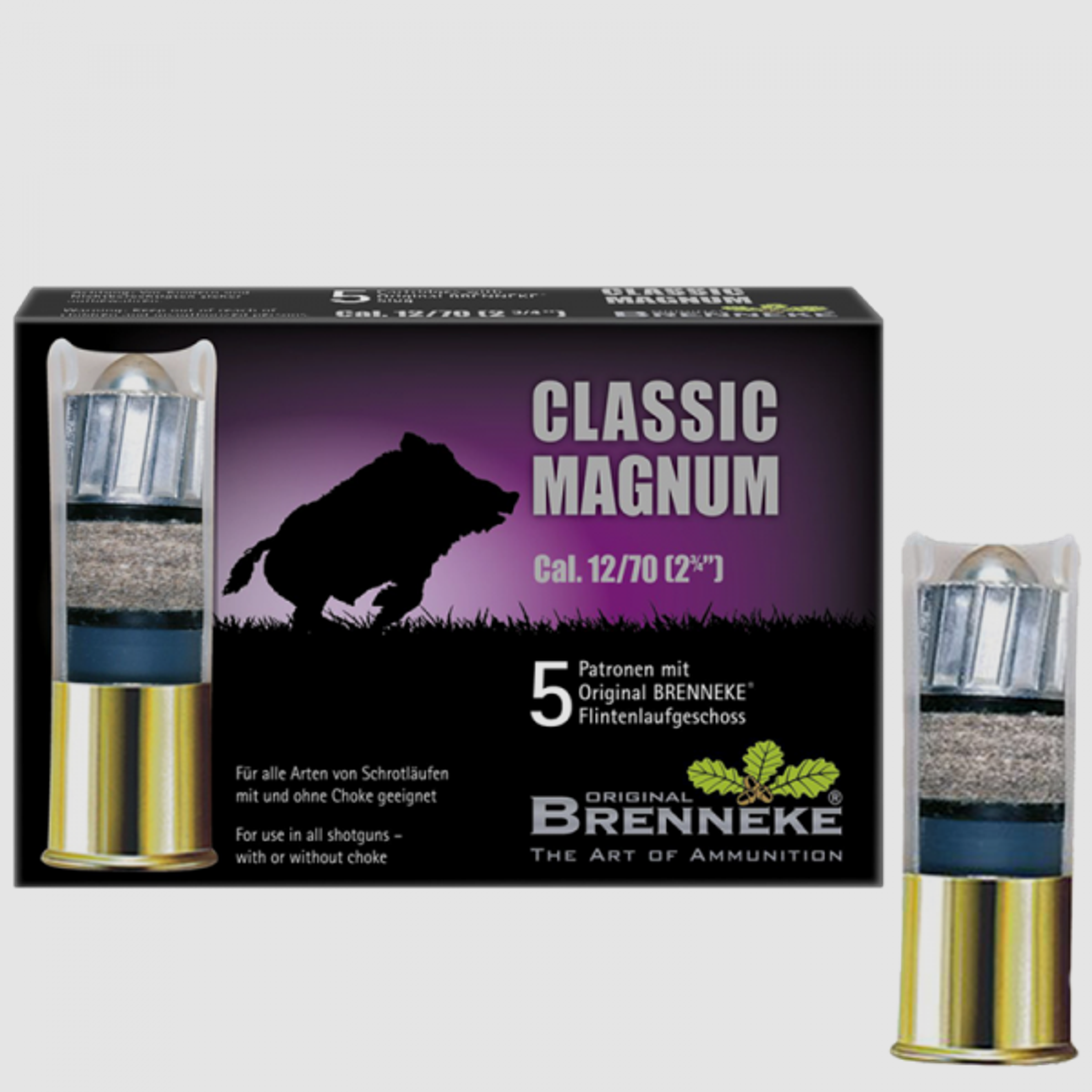 Brenneke Classic Magnum 12/70 490 grs Flintenlaufgeschoss