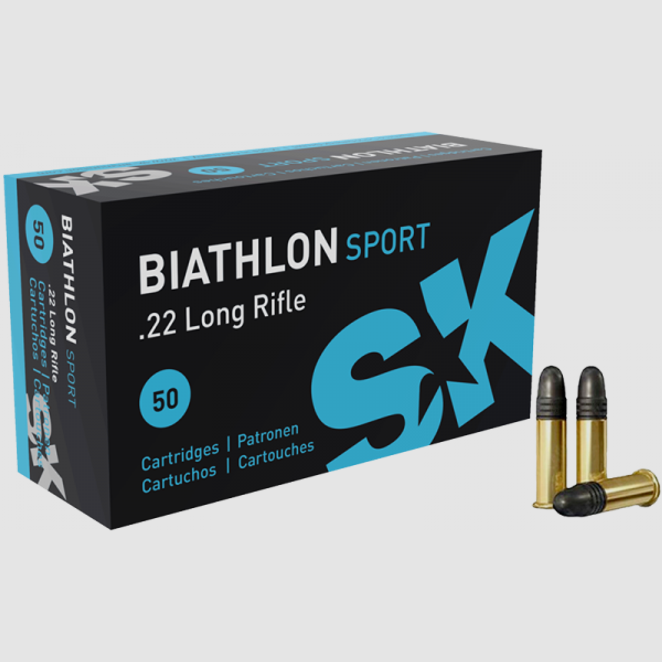 SK Biathlon Sport .22 LR LRN 40 grs Kleinkaliberpatronen