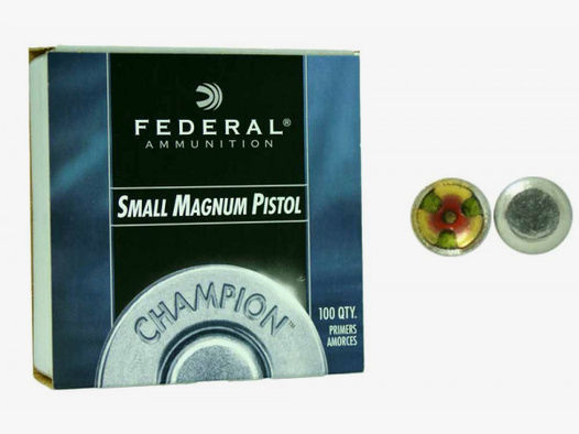 Federal Premium Boxer Small Pistol Magnum Zündhütchen #200