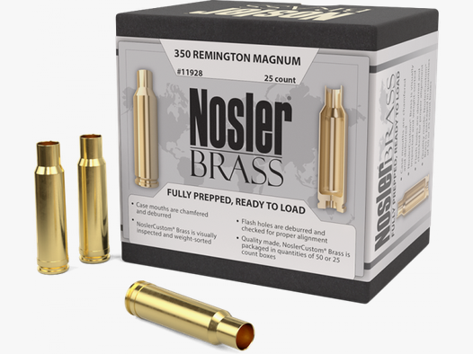 Nosler Premium Brass .350 Rem Mag Langwaffen Hülsen