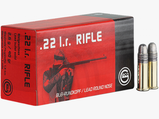 Geco Rifle .22 LR LRN 40 grs Kleinkaliberpatronen