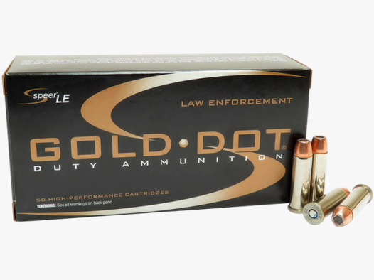 Speer LE Gold Dot Duty .38 Special Speer Gold Dot HP 125 grs Revolverpatronen