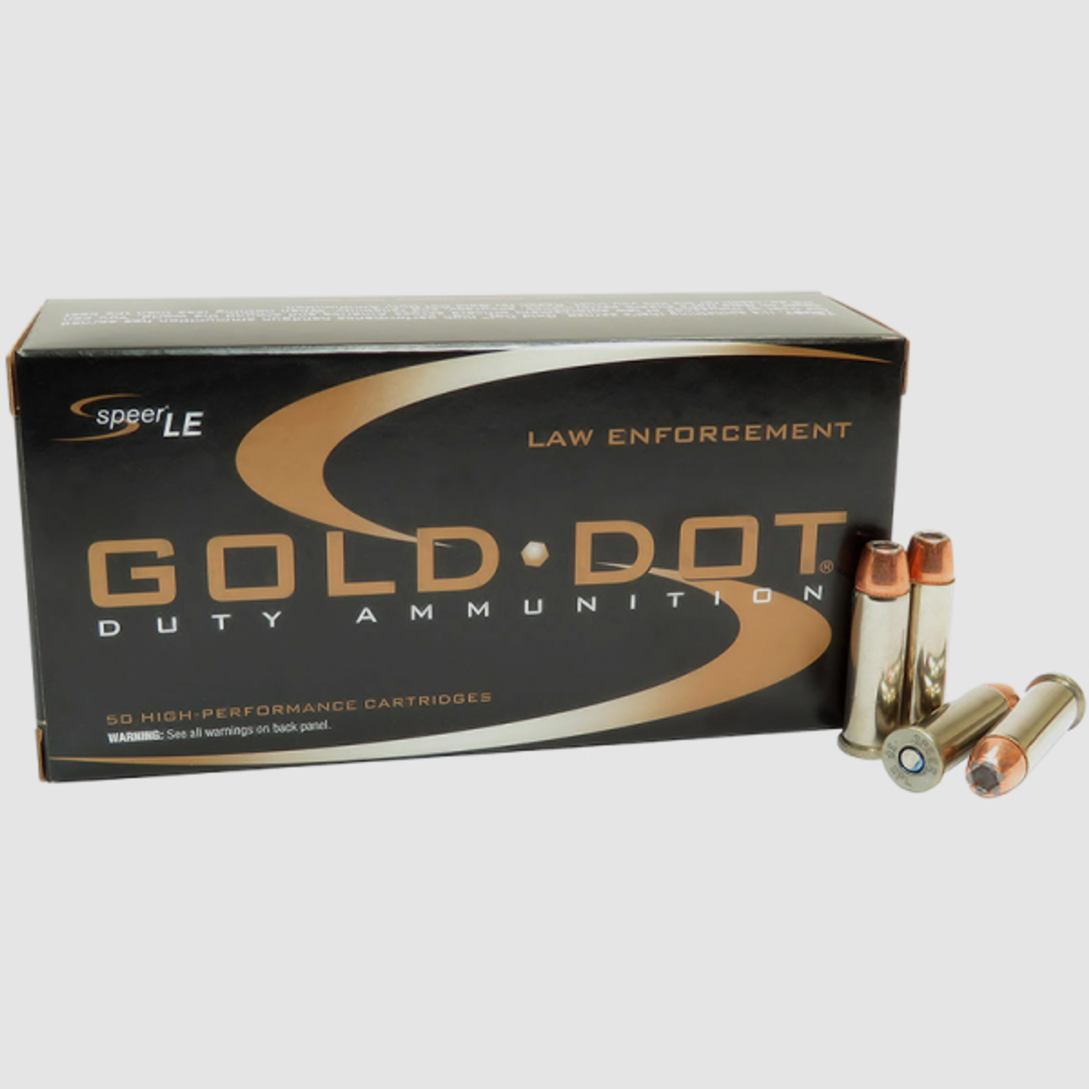 Speer LE Gold Dot Duty .38 Special Speer Gold Dot HP 125 grs Revolverpatronen