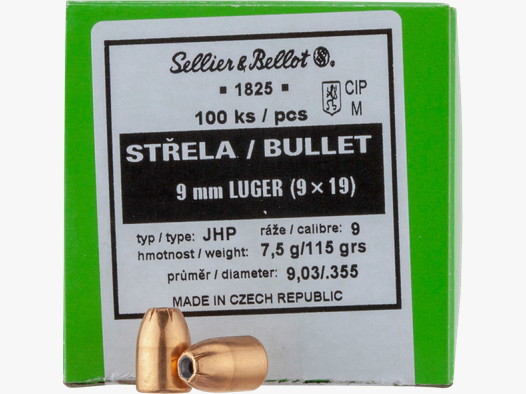 Sellier & Bellot HP Kurzwaffengeschosse