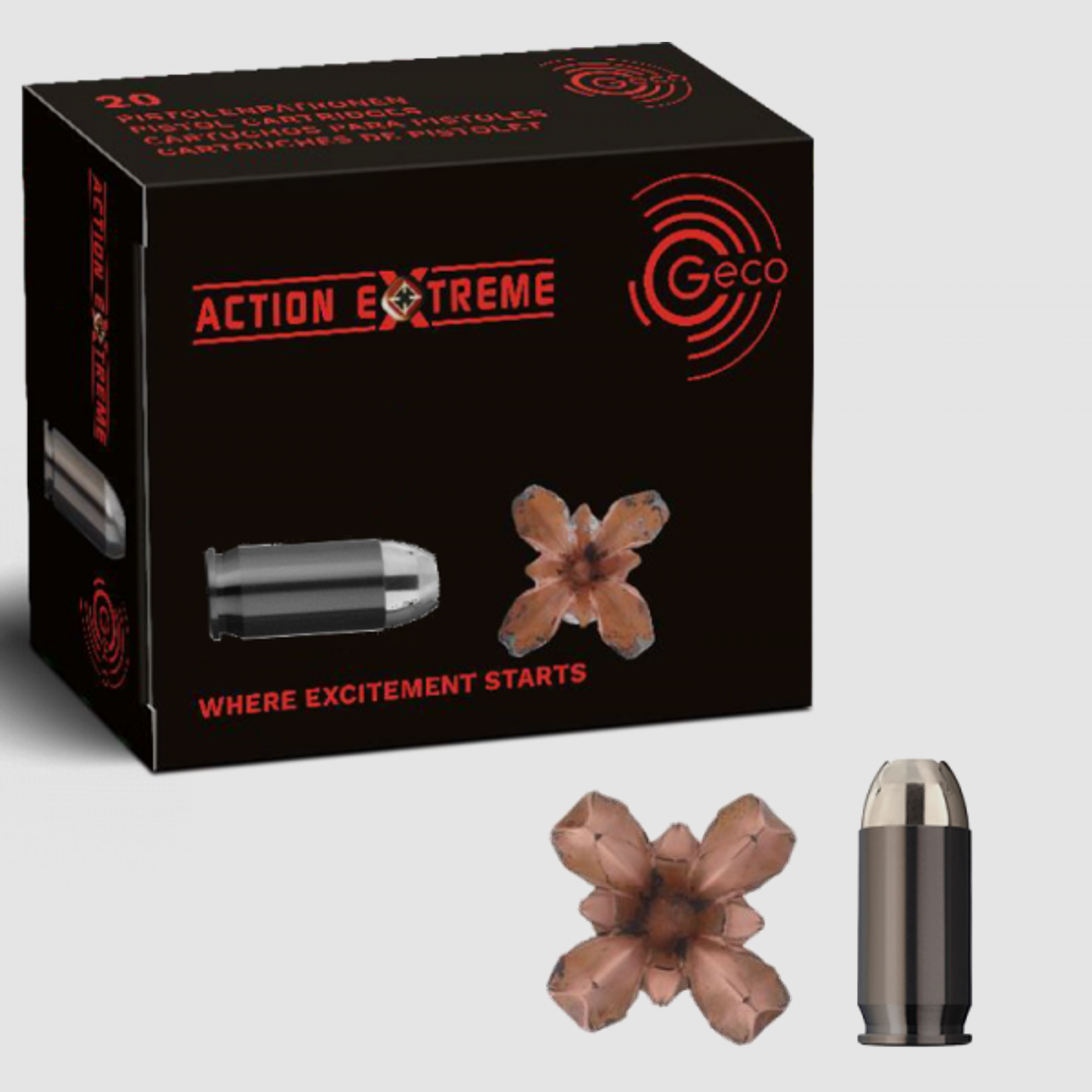 Geco Action Extreme .45 ACP GAE 175 grs Pistolenpatronen