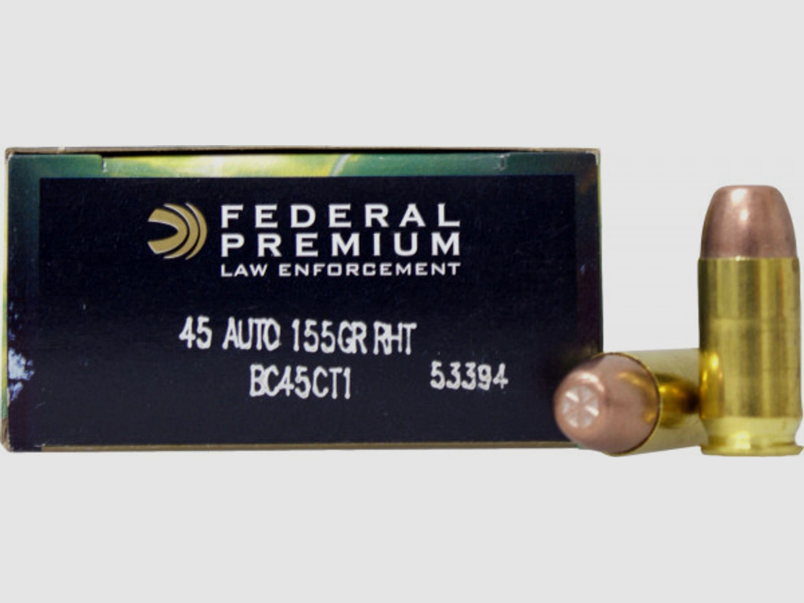 Federal Premium .45 ACP 10,04g - 155grs Federal RHT Pistolenmunition