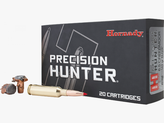 Hornady Precision Hunter 6,5mm Creedmoor ELD-X 143 grs Büchsenpatronen